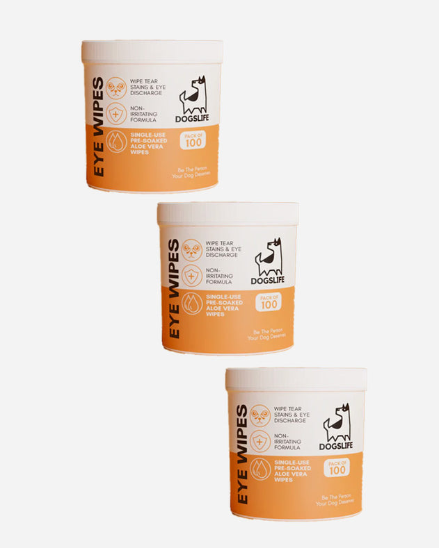 Øjenservietter fra Dogslife - 3-pack