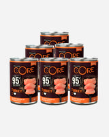 CORE vådfoder Kalkun og grønkål (6x400g)