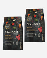 Grandorf Fresh Junior - Frisk Lam og Kornfri - 2 x 10 kg