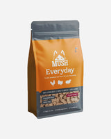 MUSH Everyday Grå – frysetørret hundefoder med kylling, kalkun og lam – 400g