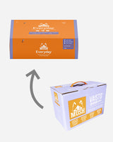 MUSH Everyday Puppy Lyslilla - Gris, Kalkun og Kylling - 9kg