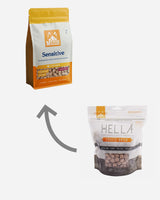 MUSH Sensitive Kylling – frysetørret hundefoder med kylling – 400g