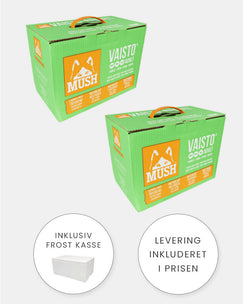 MUSH Vaisto Grøn - Starter med Gris, Okse og Kylling - 2x10kg