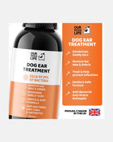 Øredråber - Antiseptisk fra Dogslife