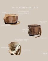 Sporty hundetaske med blødt inderfor i teddy fleece - Aspen