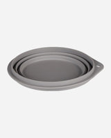 Falda Foldbar rejseskål - Grå - 1000ml - Flamingo - Petlux