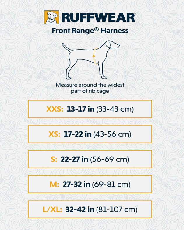 Ruffwear Front Range Sele - Campfire Orange
