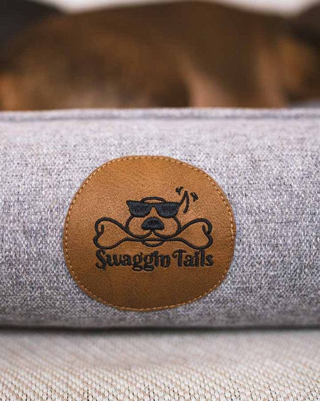 Swaggin Tails Sömnig hundeseng - Space Grey