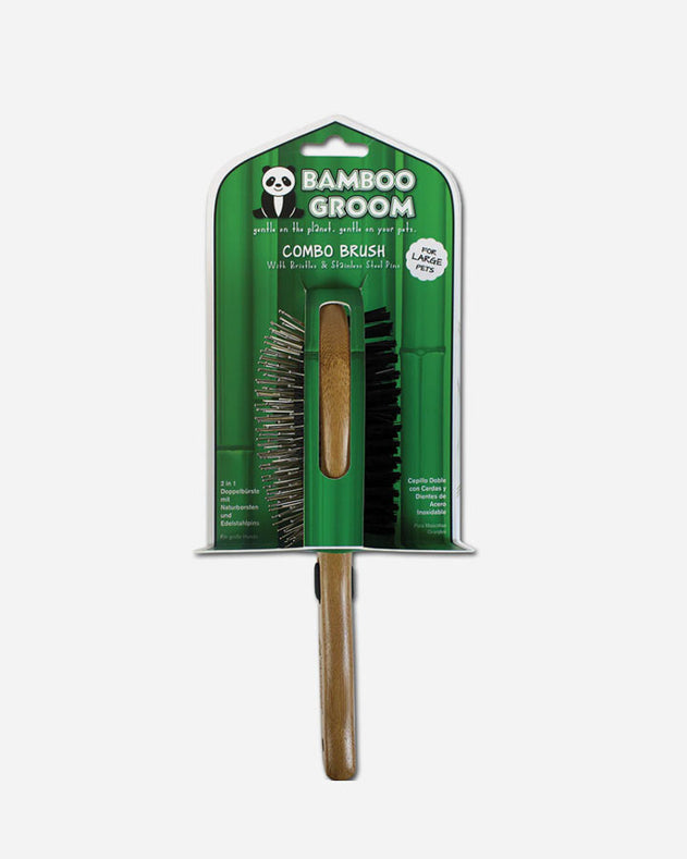 2i1 dobbeltbørste fra Bamboo Groom - Large