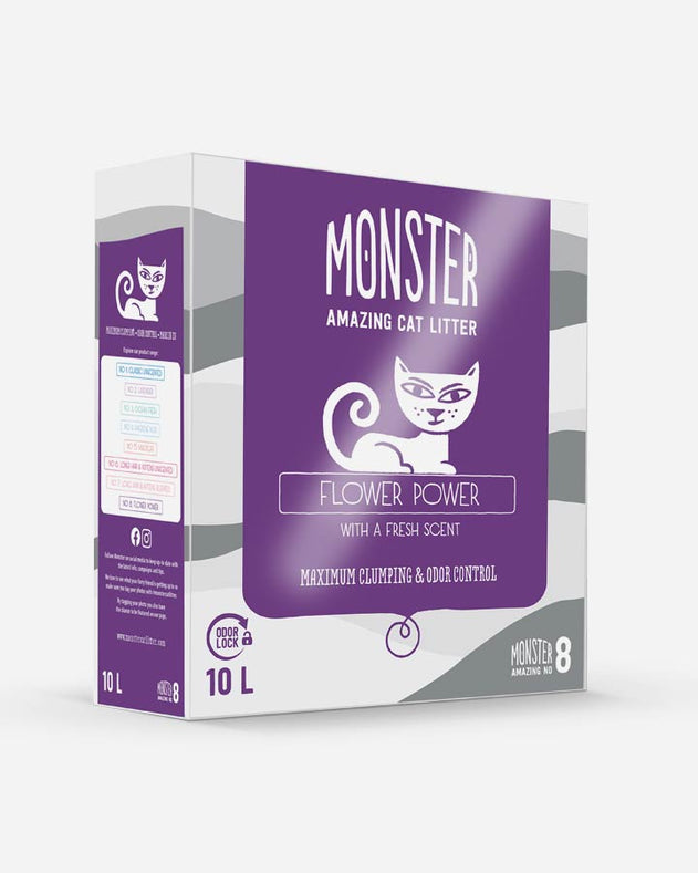 Monster Kattegrus Flower Power