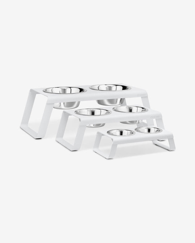 DESCO - dog feeder fra MiaCara - Hvid / Large - Petlux
