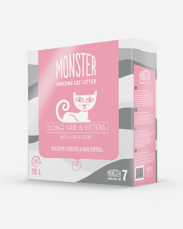 Longhair/Kitten Scented - Monster kattegrus