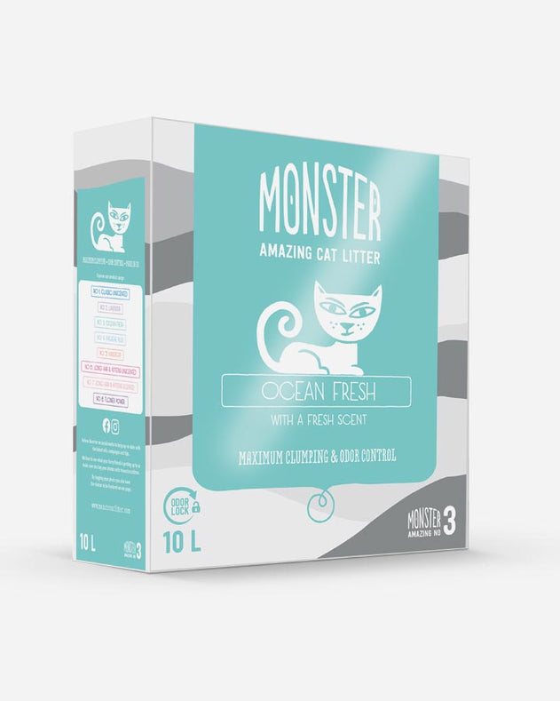 Monster Kattegrus Ocean Fresh