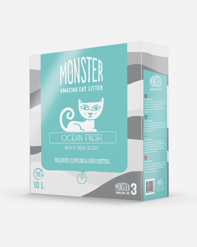 Ocean Fresh Monster kattegrus