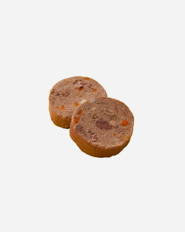 vådfoder hund - pølse med oksekød