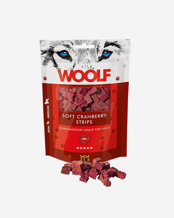 Woolf Cranberry Bites - Tranebær og kylling - Woolf - Petlux