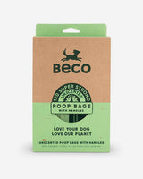 Beco Recycled Høm Høm poser med håndtag -  8 ruller med 120 hundeposer