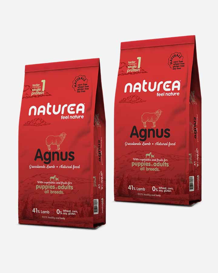 Naturea Naturals Agnus Adult & Puppies - Lam - 2 x 12 kg