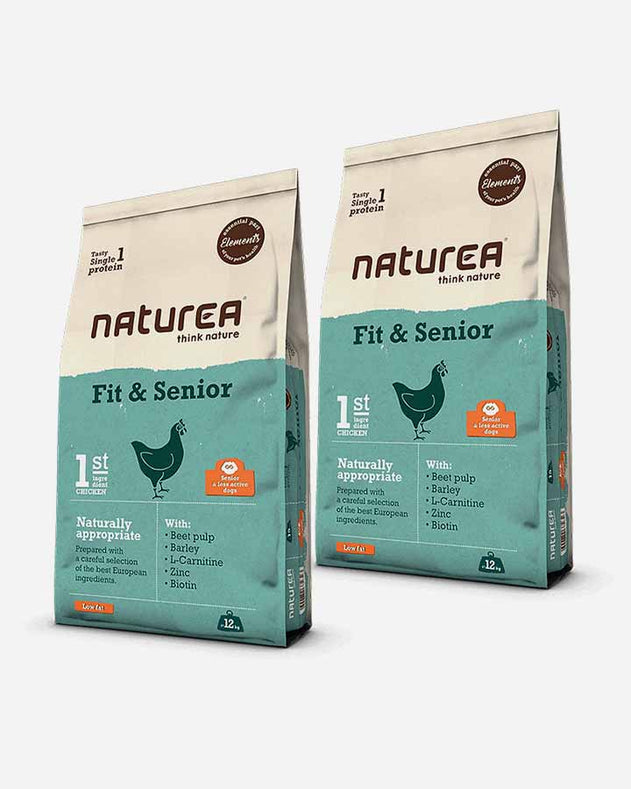 Naturea Elements Fit & Senior - 2 x 12kg med Kylling