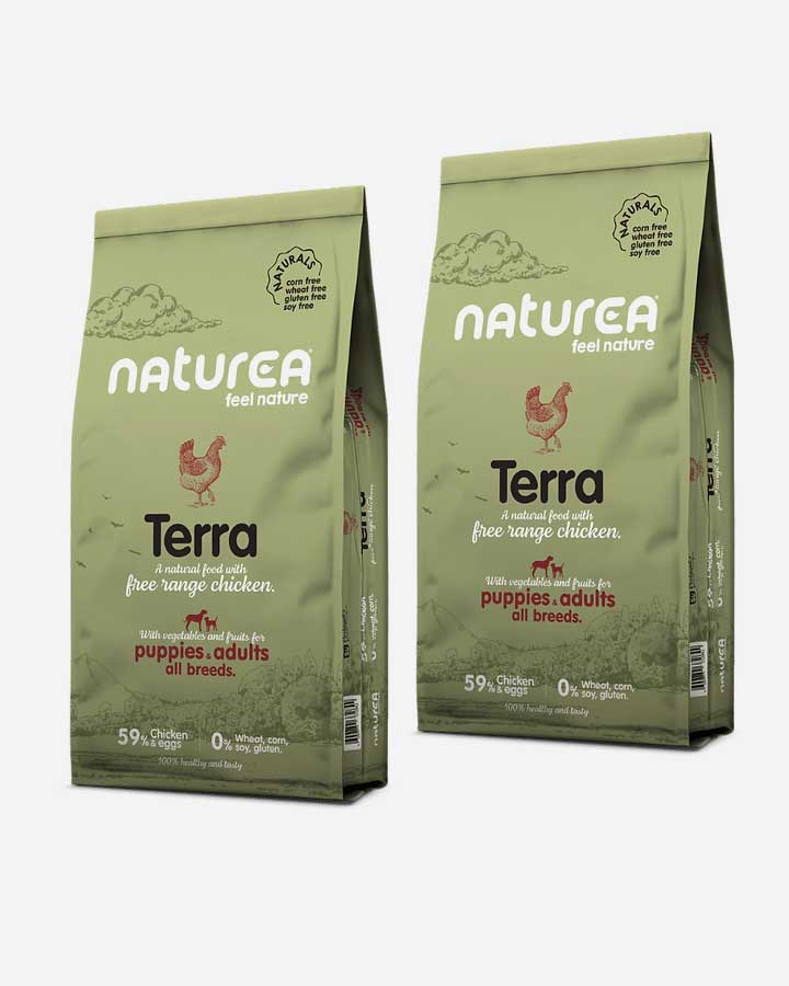 Naturea Naturals Terra Adult & Puppies - Fritgående Kylling - 2 x 12 kg