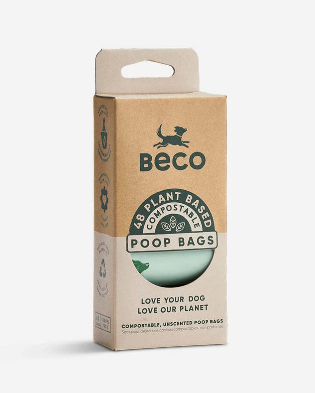 Beco Komposterbare Høm Høm poser -  4 ruller med 48 hundeposer