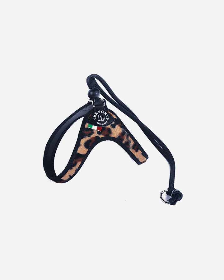 Kattesele Easy Fit med justering - Leopard