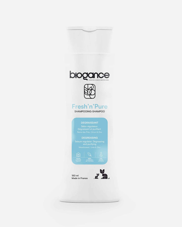 Biogance Fresh'n'Pure Shampoo til katte med fedtet - Biogance - Petlux