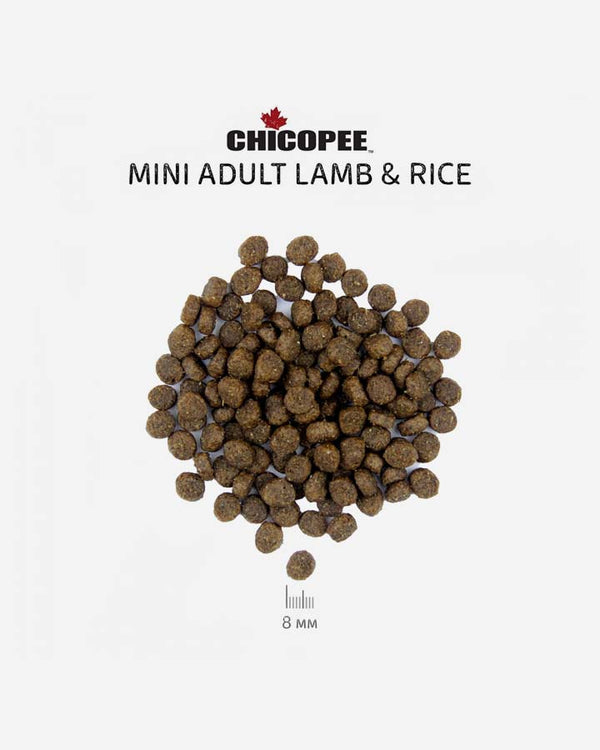 Chicopee Classic Nature Line Mini Adult - Lam og Ris - 2 kg
