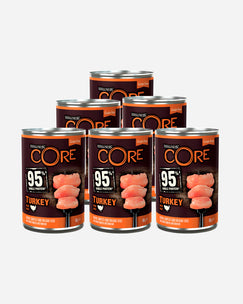 CORE vådfoder Kalkun og grønkål (6x400g)