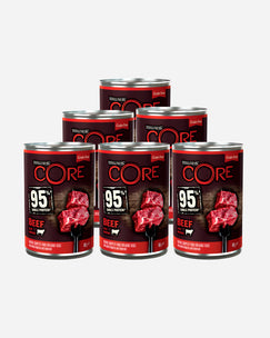 CORE vådfoder med Oksekød og broccoli (6x400g)