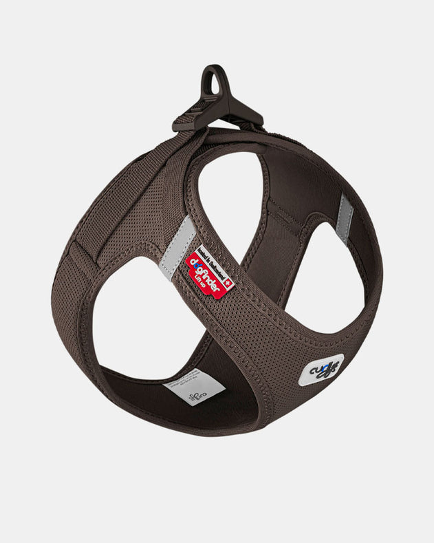 Curli  hundesele - Clasp Vest Air Mesh (Brun)