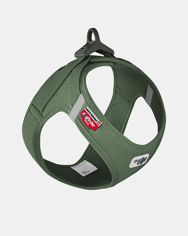 Curli hundesele - Clasp Vest Air Mesh (Moss)