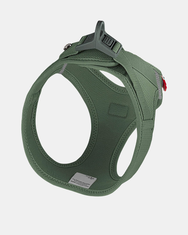 Curli hundesele - Clasp Vest Air Mesh (Moss)