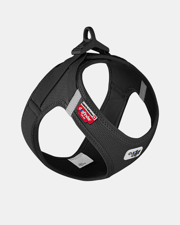 Curli hundesele - Clasp Vest Air Mesh (Sort)