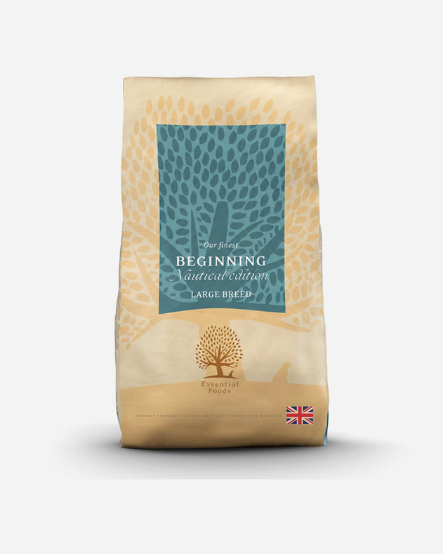 Essential Foods - The Beginning Large Breed Nautical Edition - 10 kg - til hvalpe (store racer)