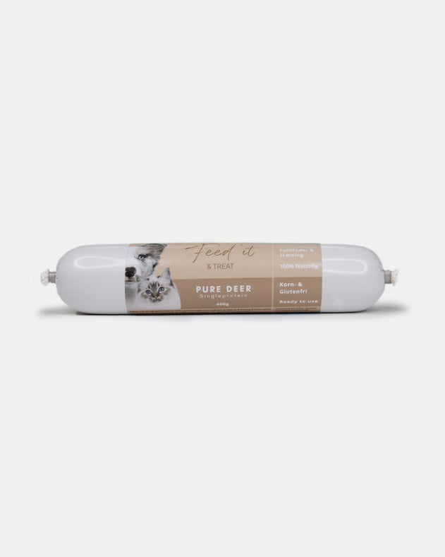 Feed'it & Treat - Pure Hjort - Singleprotein - 400g
