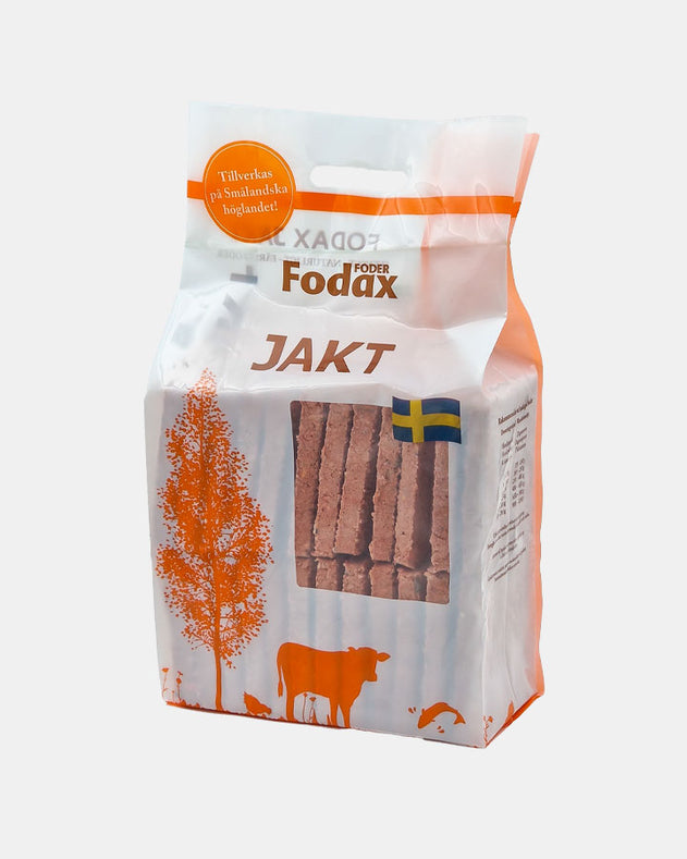 Fodax Jakt - Kylling Okse Laks - 10 kg - BARF til aktive hunde