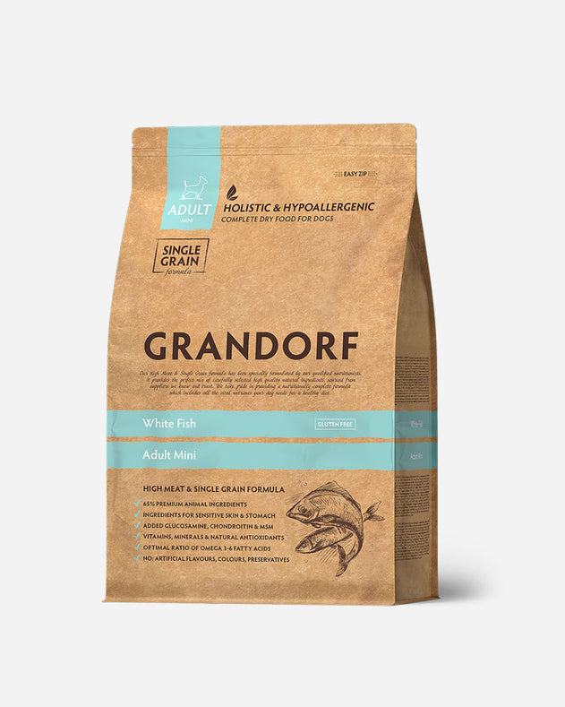 Grandorf Adult Mini - Hvid Fisk - 3kg