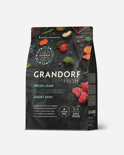 Grandorf Fresh Adult Mini Breeds - Frisk Lam og Kornfri - 3kg