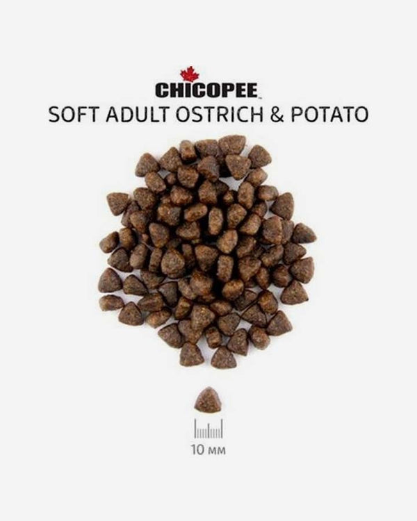 Chicopee Holistic Nature Line Soft Adult - Struds og Kartoffel - 12 kg