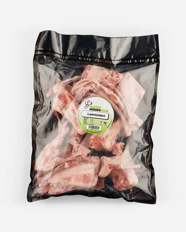 Rigtig Hundemad - Lammeben - 1kg