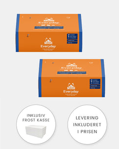 MUSH Everyday Blå - Okse, Kalkun og Laks - 2x9kg