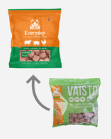 MUSH Everyday Grøn XL - Starter med Gris, Okse og Kylling - 6x3kg