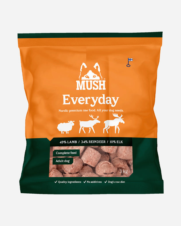 MUSH Everyday Wild - Vildt og Lam - 3kg