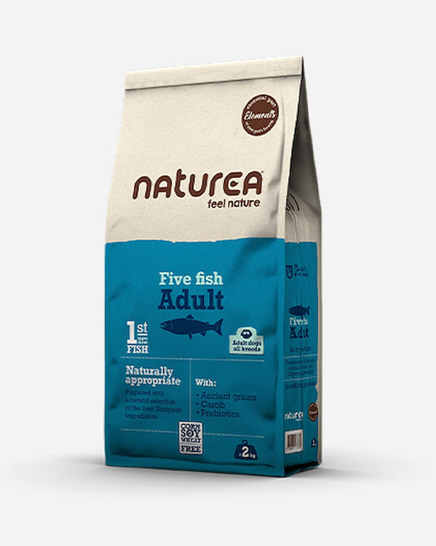 Naturea Elements Five Fish - 12kg - med Fisk