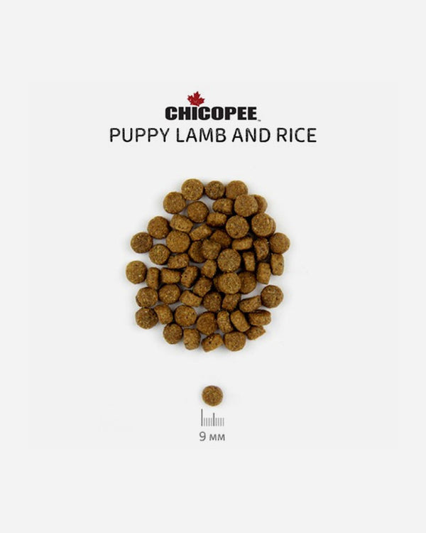 Chicopee Pro Nature Line Puppy - Lam og Ris - 20 kg