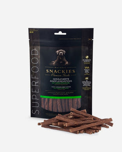 Snackies Sticks - Røget Okse med grønlebet musling - 170g