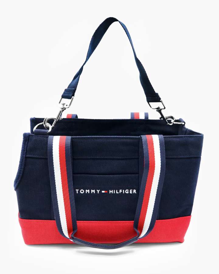 Tommy Hilfiger Hundetaske - Navy - Large