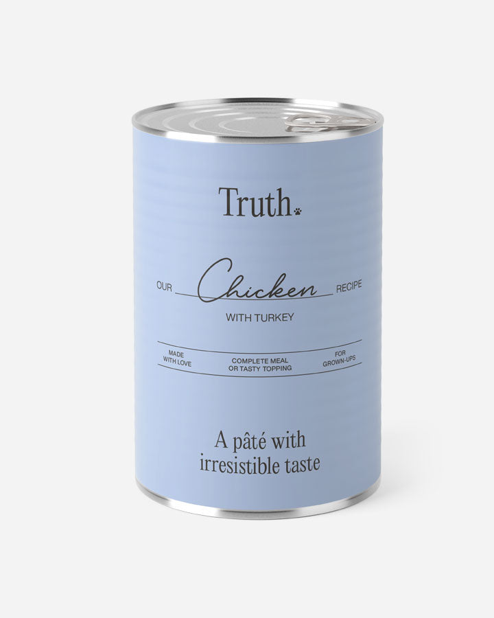 Truth Chicken with Turkey Paté - Kylling & Kalkun (6x400g)