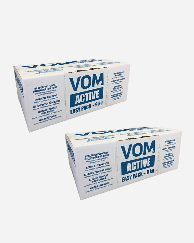 VOM Active fuldfoder - 2x9 kg (HentSelv Storkøb)